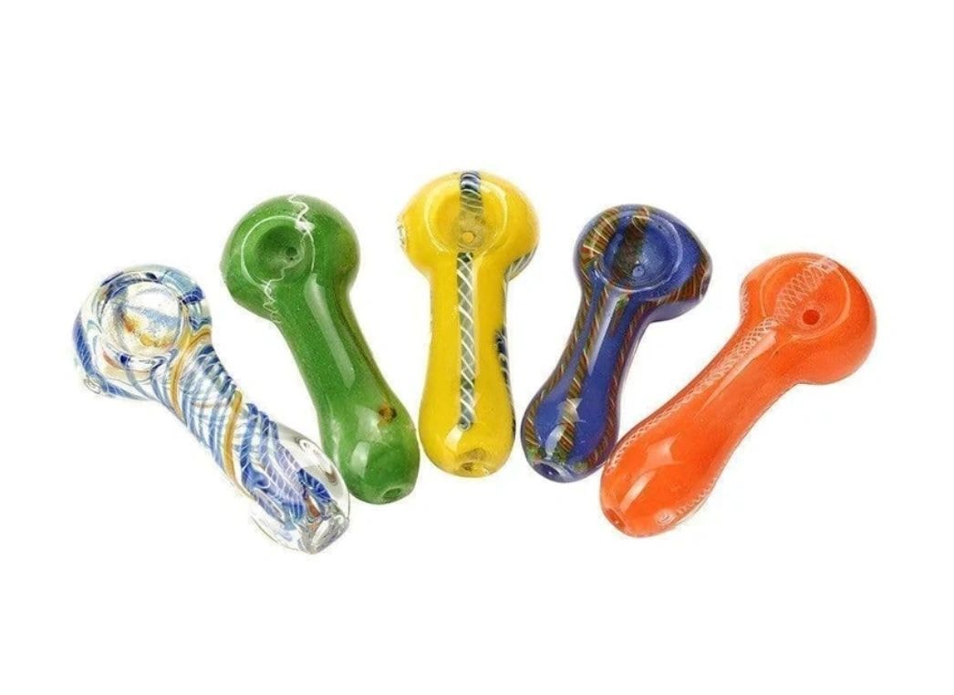 Colorful glass smoking pipe