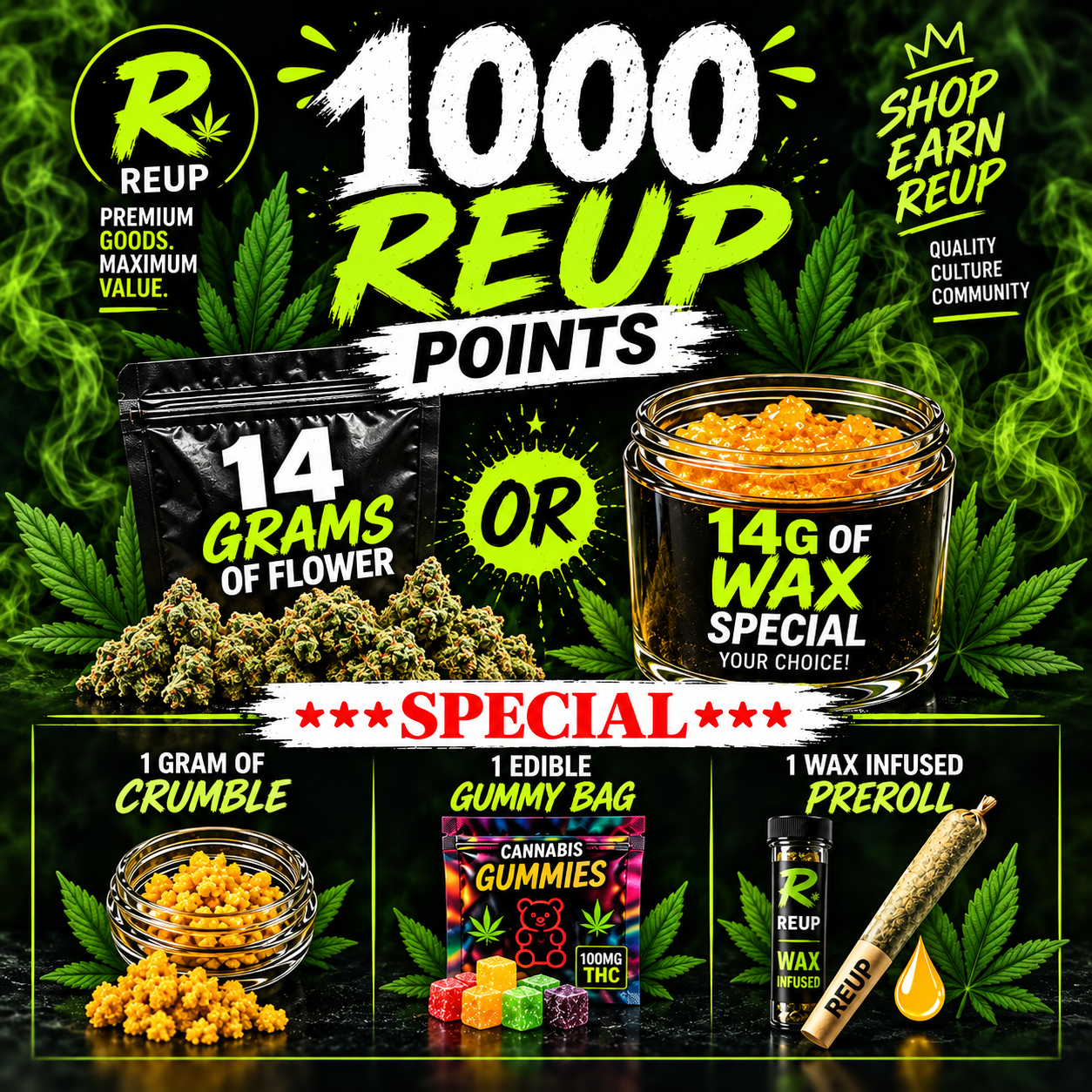 ReUpMenu top prize reward 1