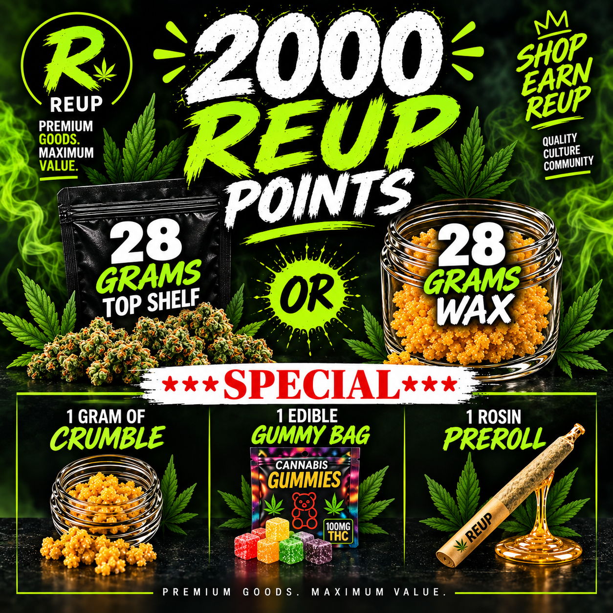 ReUpMenu top prize reward 3